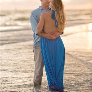 Elan Dresses - Elan backless halter maxi dress Elan Dresses - Elan backless halter maxi dress